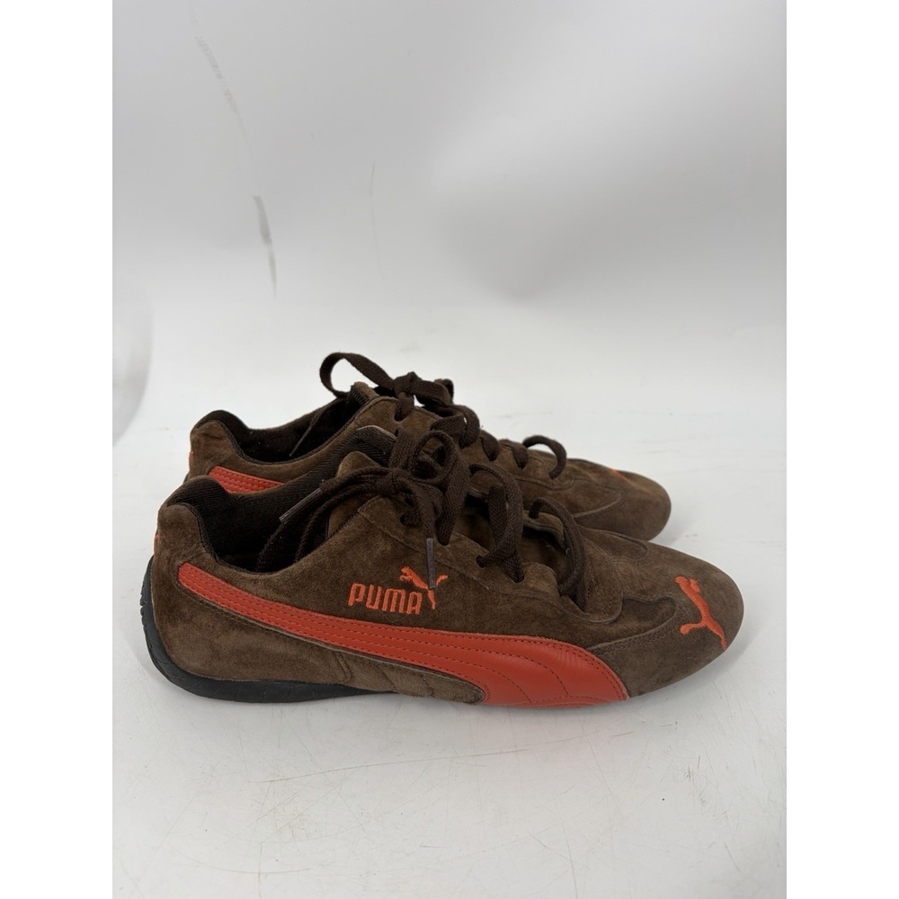 PUMA Speedcat OG Mens Size 7.5 Orange & Brown Sneakers / Shoes